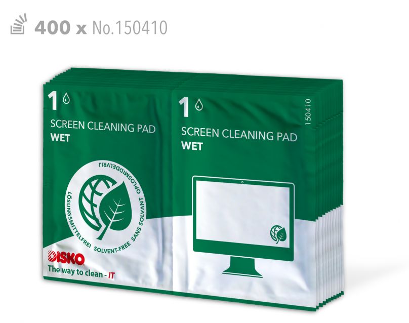 Cleaning cloths for flat screens - without chemical solvents 