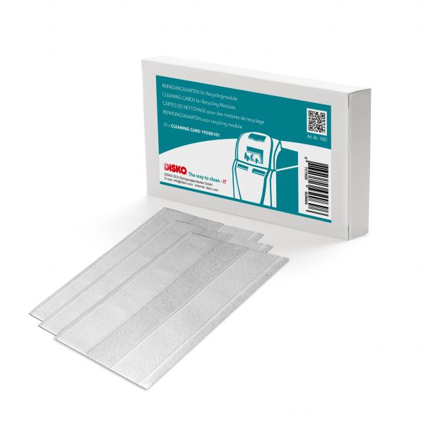DISKO комплект увлажнённых чистящих карт для рециклинг модулей (банкноты вставляются длинной стороной)